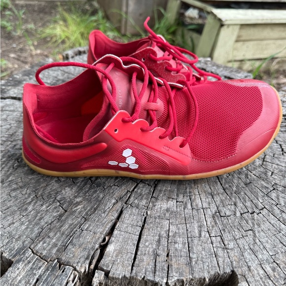 Vivo Barefoot Bold Red Sneakers - Picture 2 of 7
